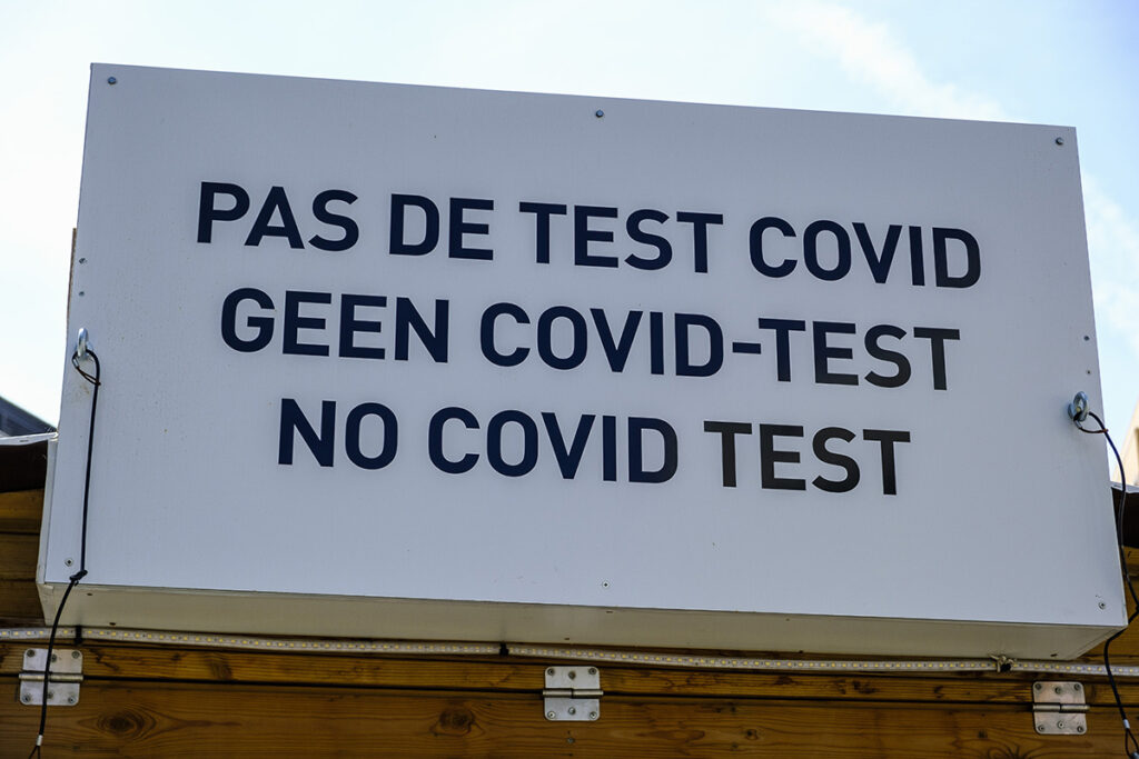 ONDANKS CORONA : NOG STEEDS GEEN BELGIË