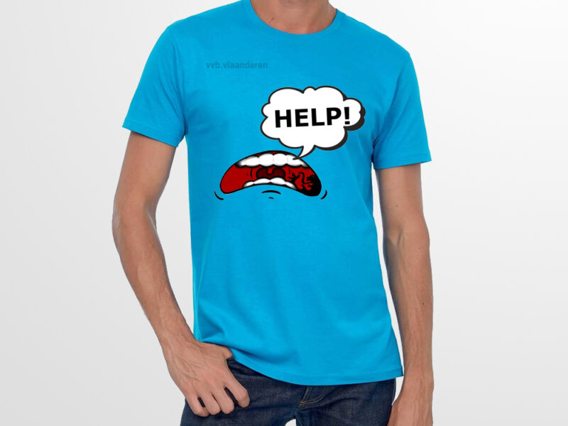 T-Shirt. Ik spreek Nederlands in Brussel