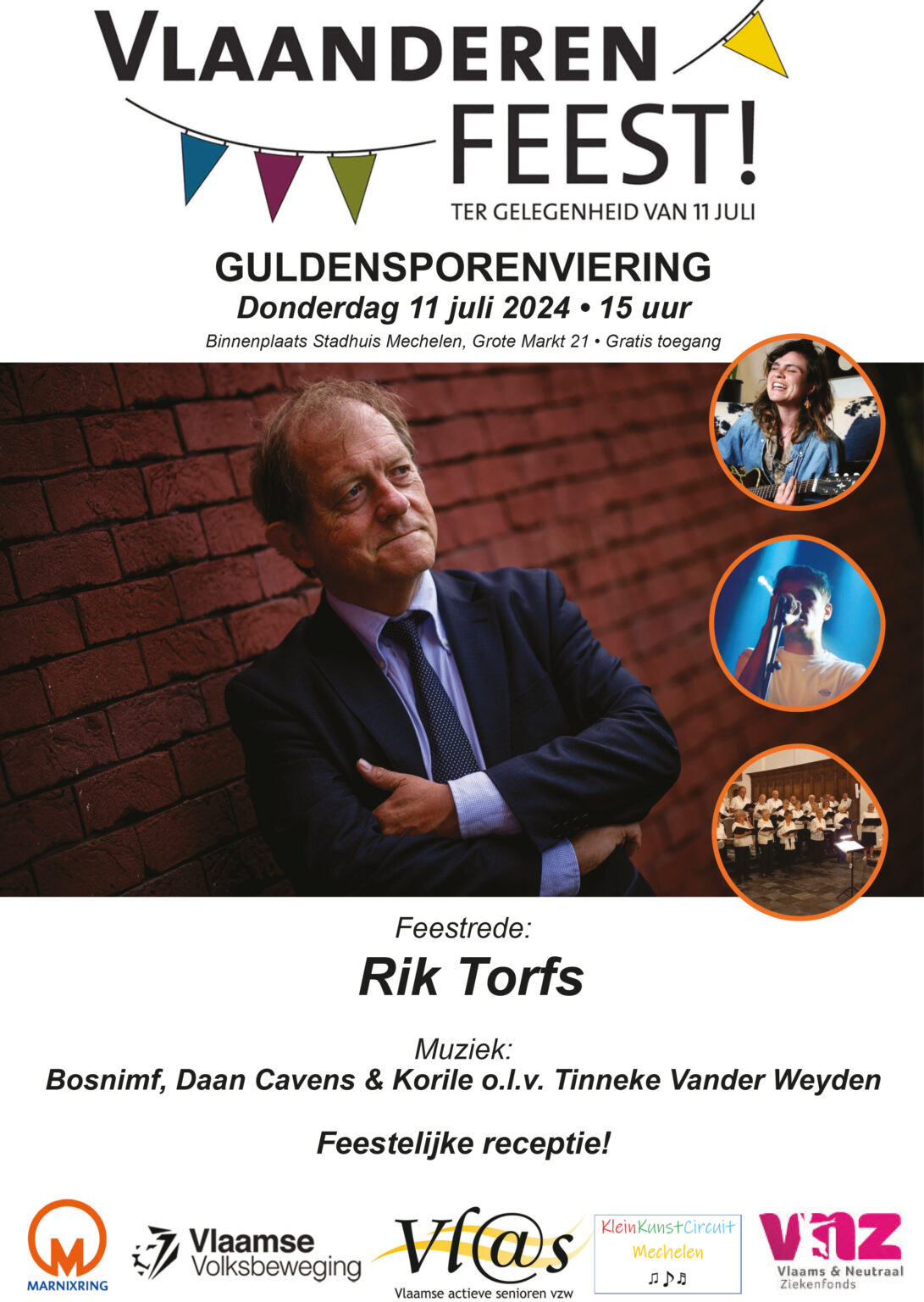 Guldensporenviering in Mechelen